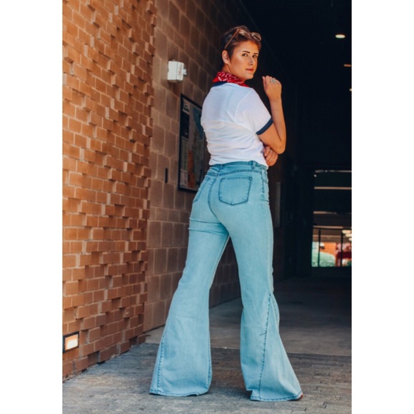 High Rise Flare Bell Bottoms - Picture 4 of 4